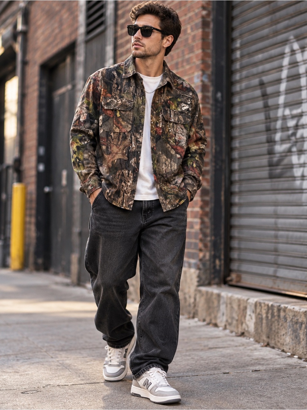 Cabela's Realtree Camouflage Field Jacket in Green, Brown, Black